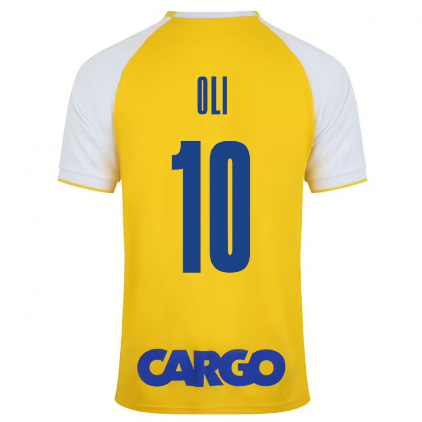 Men Football Ido Oli #10 Yellow White Home Jersey 2024/25 T-Shirt Canada