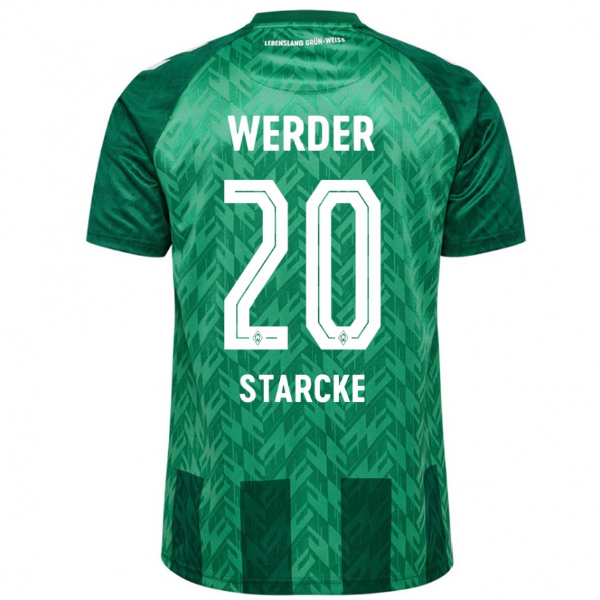 Men Football Bennet Starcke #20 Green Home Jersey 2024/25 T-Shirt Canada