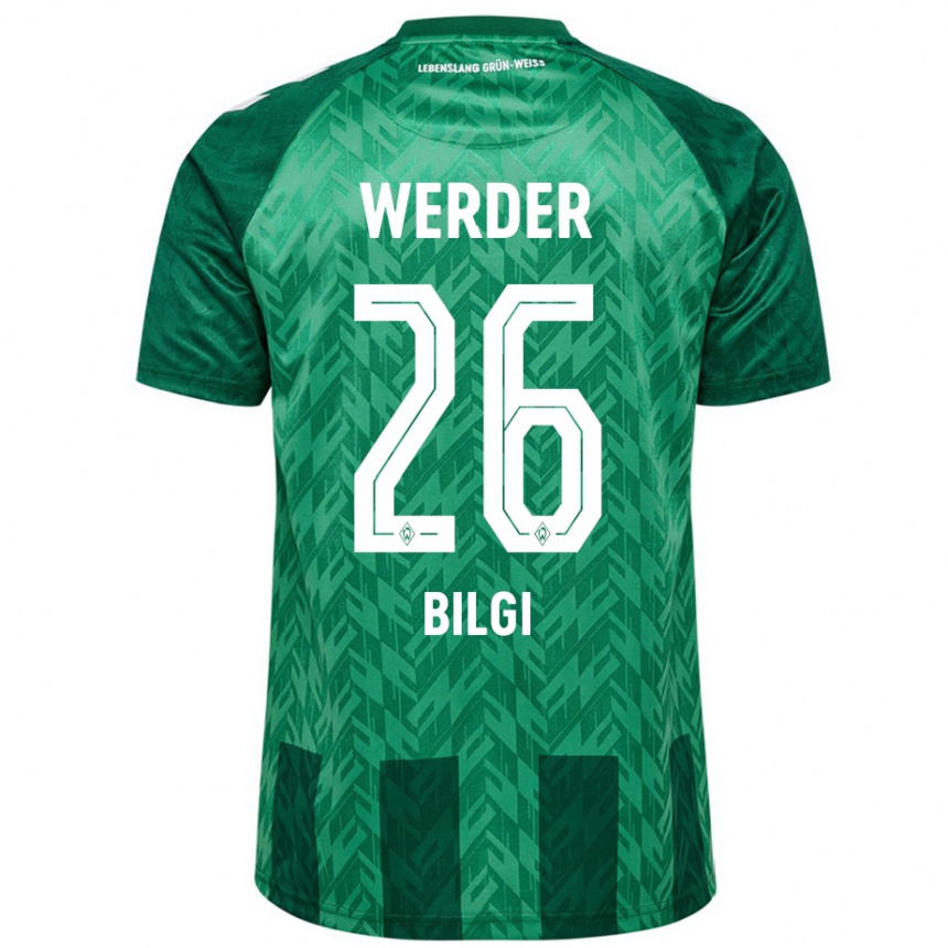 Men Football Süleyman Bilgi #26 Green Home Jersey 2024/25 T-Shirt Canada