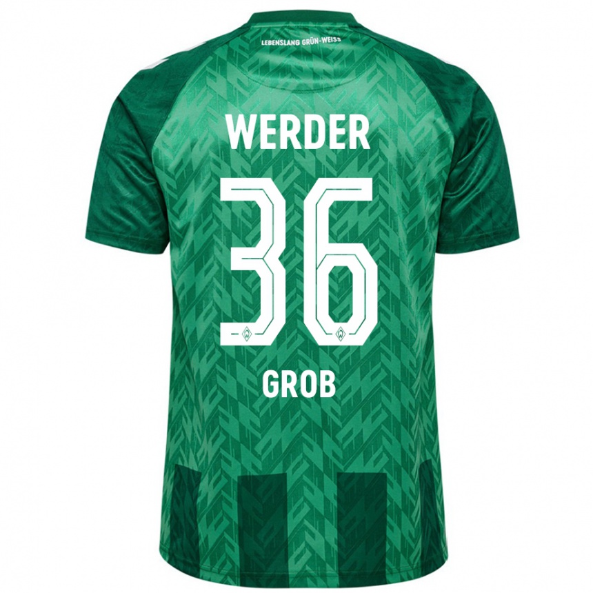 Men Football Christian Groß #36 Green Home Jersey 2024/25 T-Shirt Canada