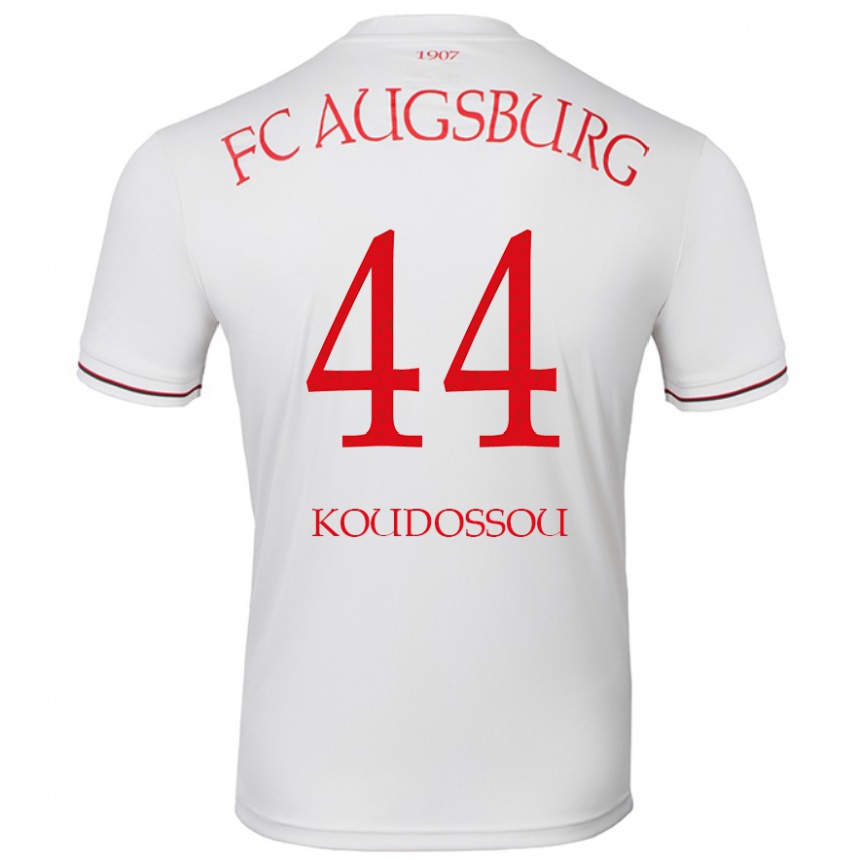 Men Football Henri Koudossou #44 White Home Jersey 2024/25 T-Shirt Canada