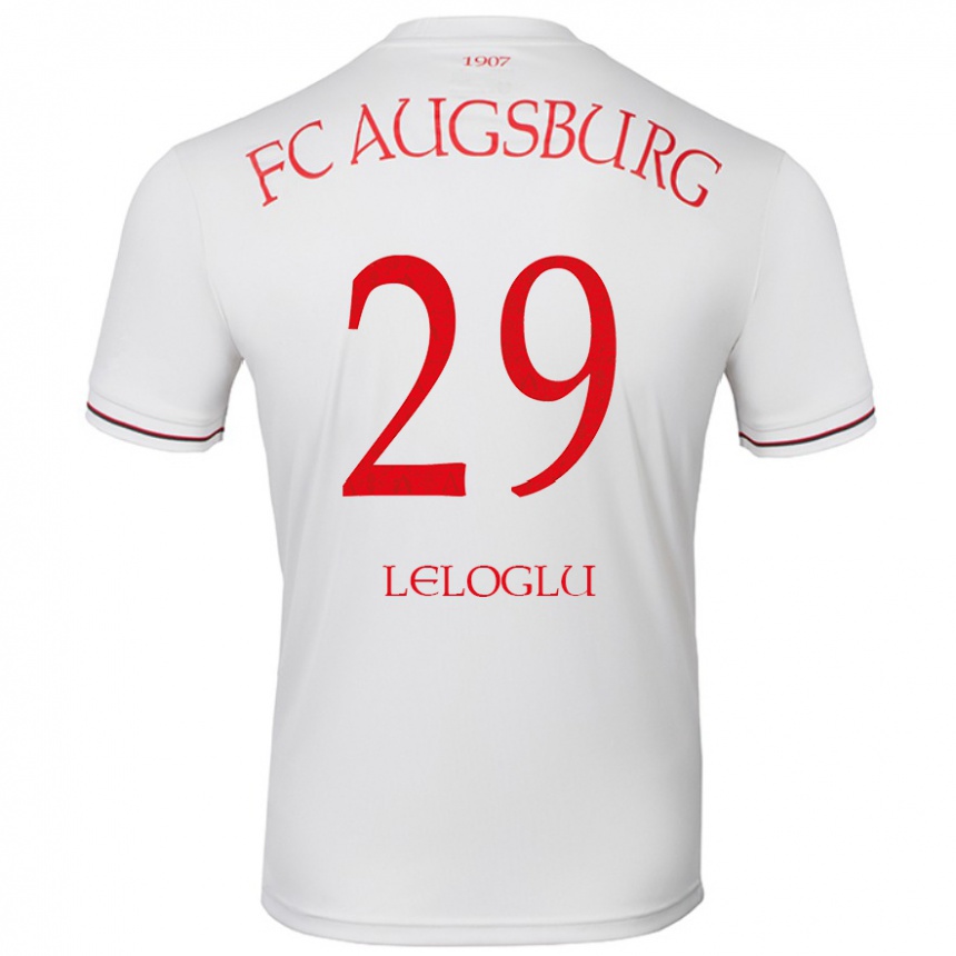 Men Football Aras Leloglu #29 White Home Jersey 2024/25 T-Shirt Canada