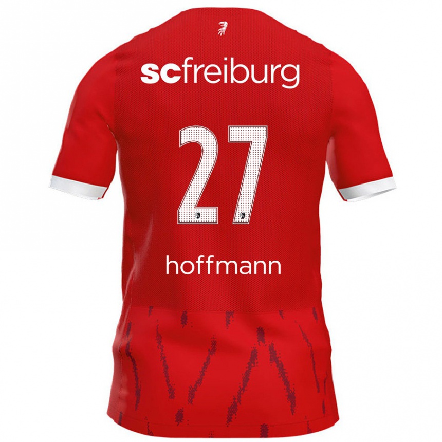 Men Football Giovanna Hoffmann #27 Red Home Jersey 2024/25 T-Shirt Canada