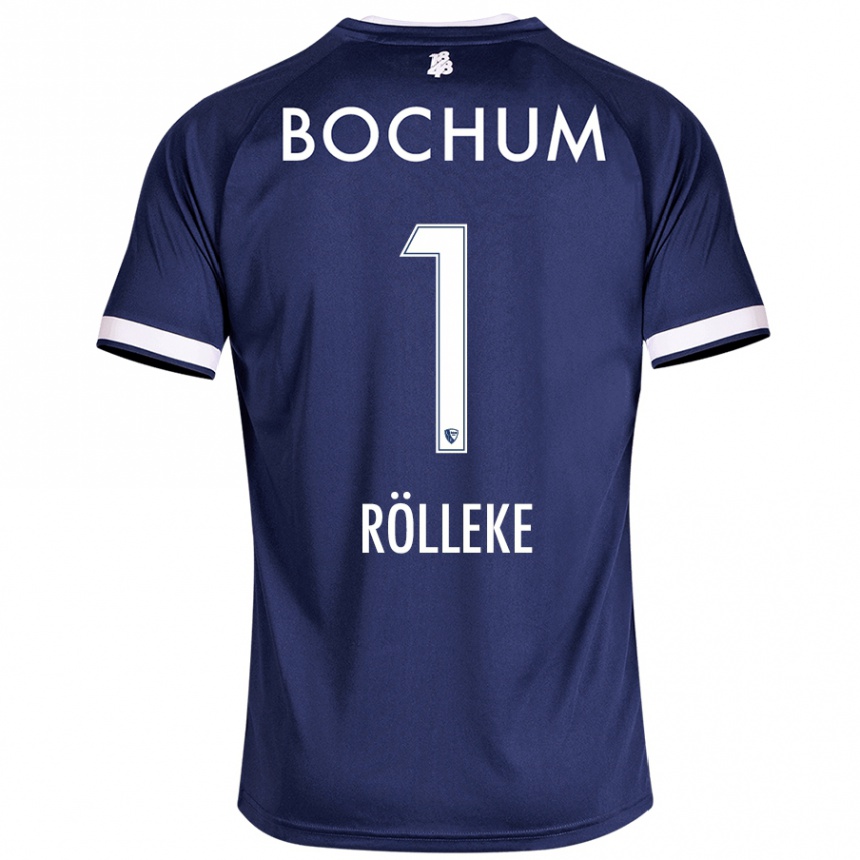 Men Football Hugo Rölleke #1 Dark Blue Home Jersey 2024/25 T-Shirt Canada