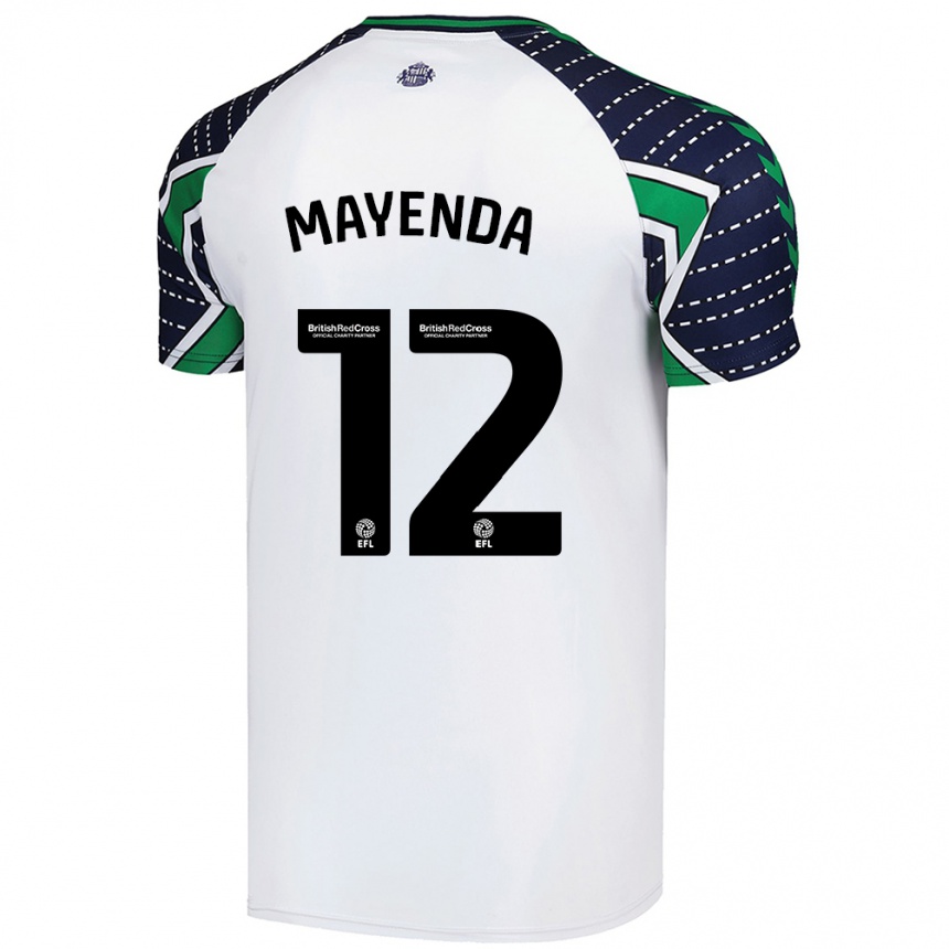 Homme Football Maillot Eliezer Mayenda #12 Blanc Tenues Extérieur 2024/25 Canada