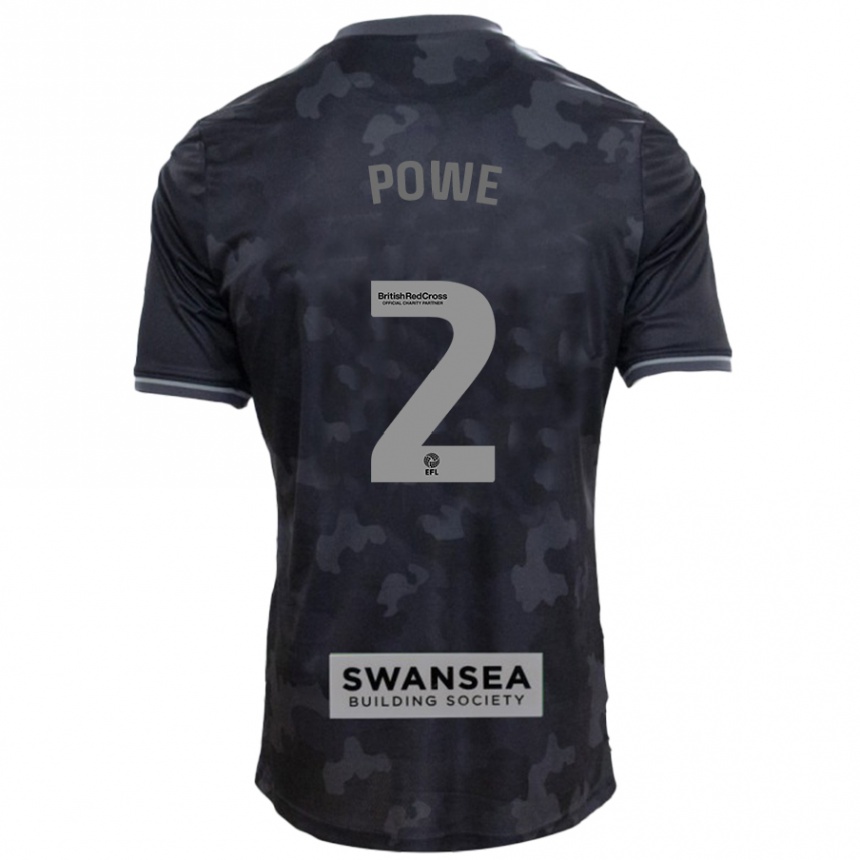 Homme Football Maillot Alicia Powe #2 Noir Tenues Extérieur 2024/25 Canada