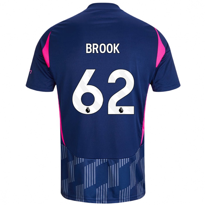 Homme Football Maillot Will Brook #62 Bleu Royal Rose Tenues Extérieur 2024/25 Canada