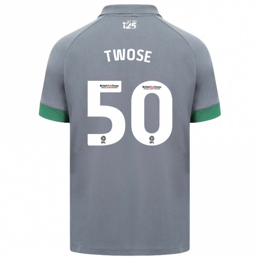 Men Football Cody Twose #50 Dark Gray Away Jersey 2024/25 T-Shirt Canada