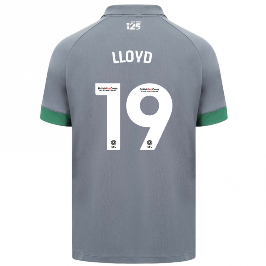 Men Football Madison Lloyd #19 Dark Gray Away Jersey 2024/25 T-Shirt Canada