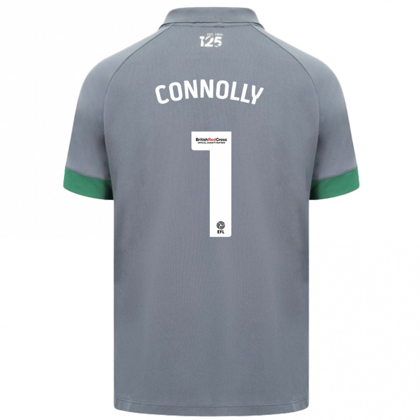 Men Football Daisy Connolly #1 Dark Gray Away Jersey 2024/25 T-Shirt Canada