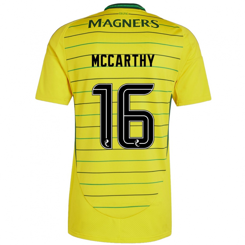 Men Football James Mccarthy #16 Yellow Away Jersey 2024/25 T-Shirt Canada