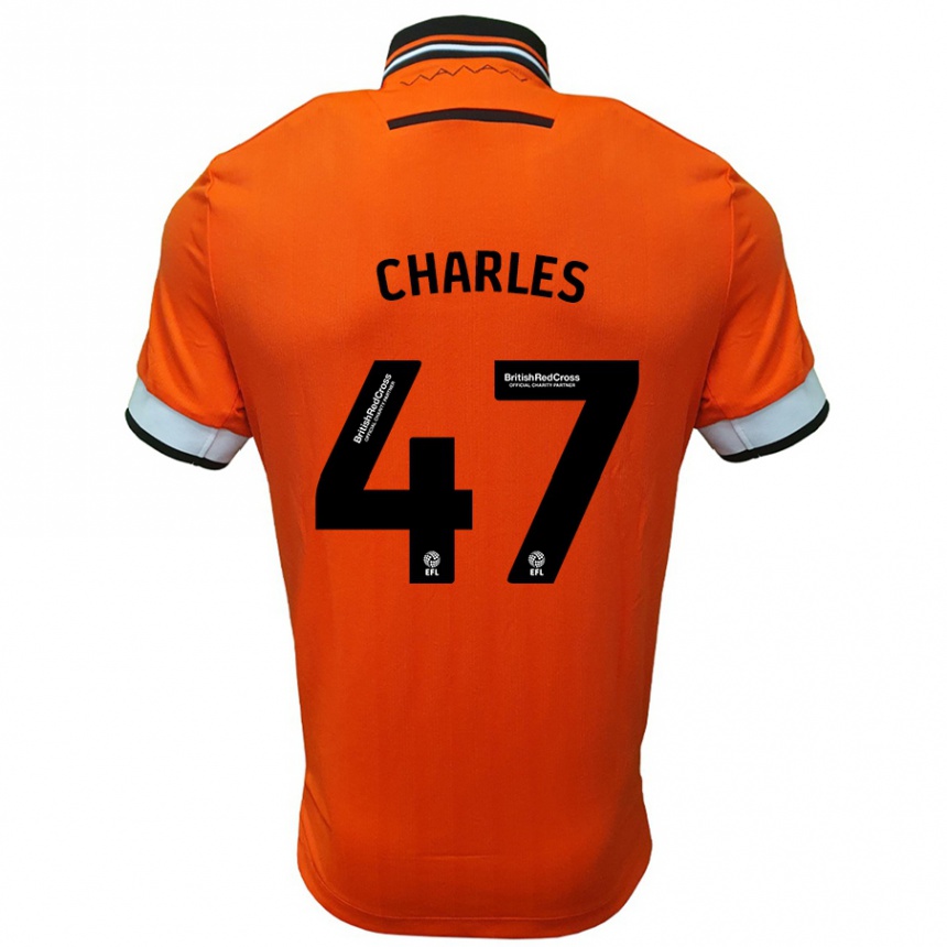 Homme Football Maillot Pierce Charles #47 Orange Blanc Tenues Extérieur 2024/25 Canada