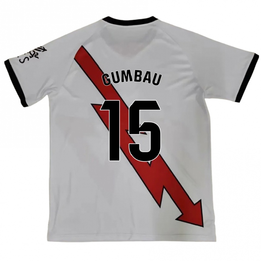 Men Football Gerard Gumbau #15 Red Away Jersey 2024/25 T-Shirt Canada