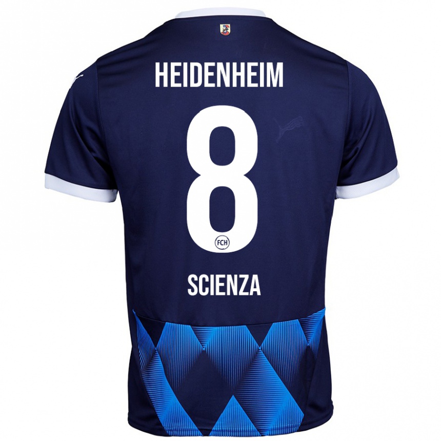 Men Football Léo Scienza #8 Dark Navy Blue Away Jersey 2024/25 T-Shirt Canada