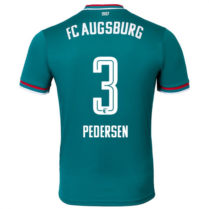 Men Football Mads Pedersen #3 Dark Green Away Jersey 2024/25 T-Shirt Canada