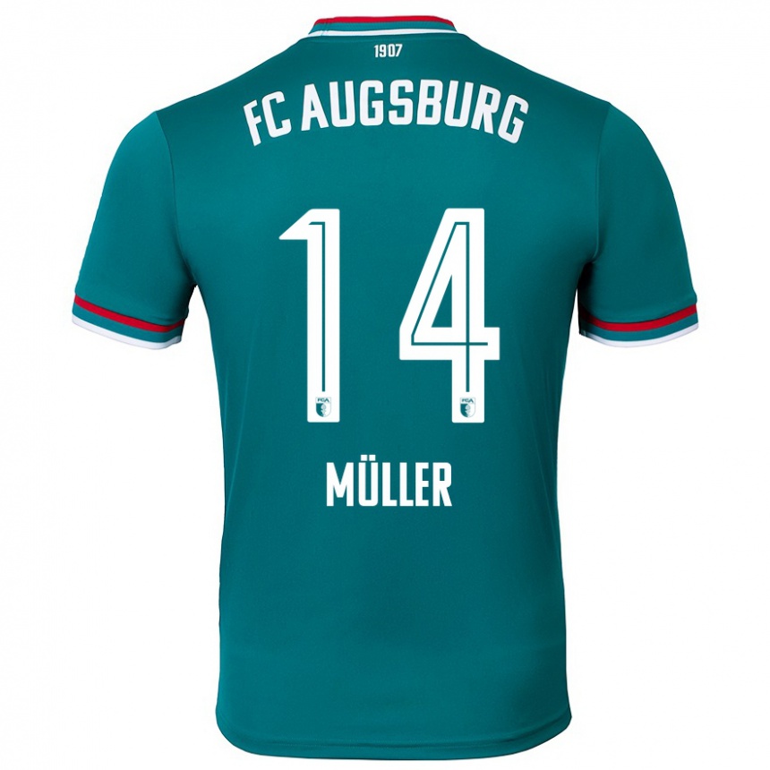 Men Football Mato Müller #14 Dark Green Away Jersey 2024/25 T-Shirt Canada