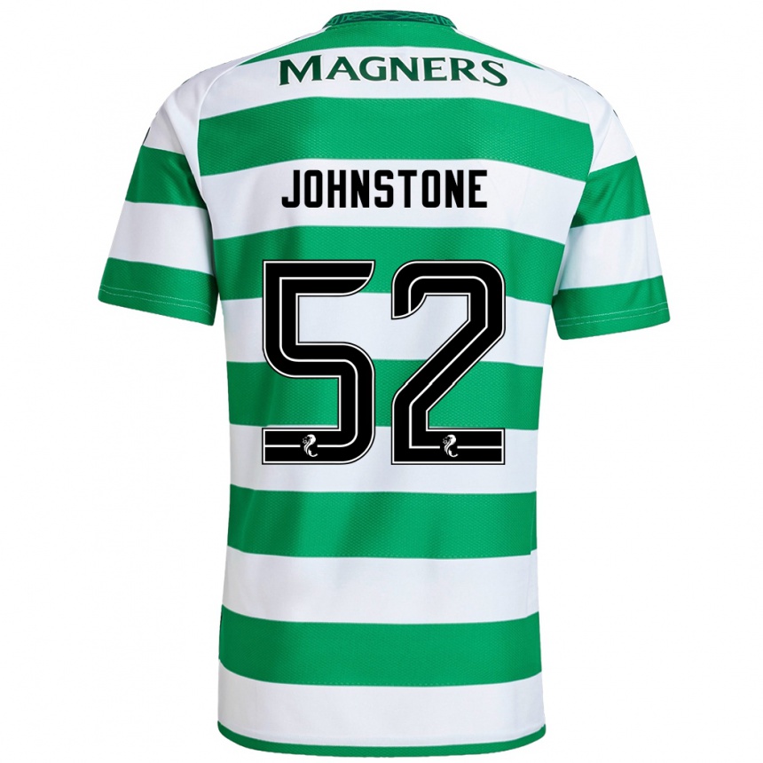 Women Football Rachael Johnstone #52 Green White Home Jersey 2024/25 T-Shirt Canada