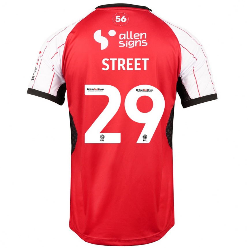 Women Football Robert Street #29 White Home Jersey 2024/25 T-Shirt Canada