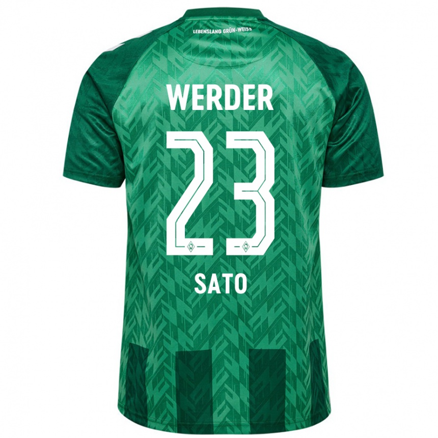 Women Football Kein Sato #23 Green Home Jersey 2024/25 T-Shirt Canada