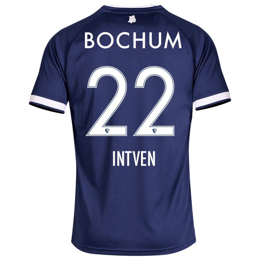 Women Football Noel Intven #22 Dark Blue Home Jersey 2024/25 T-Shirt Canada