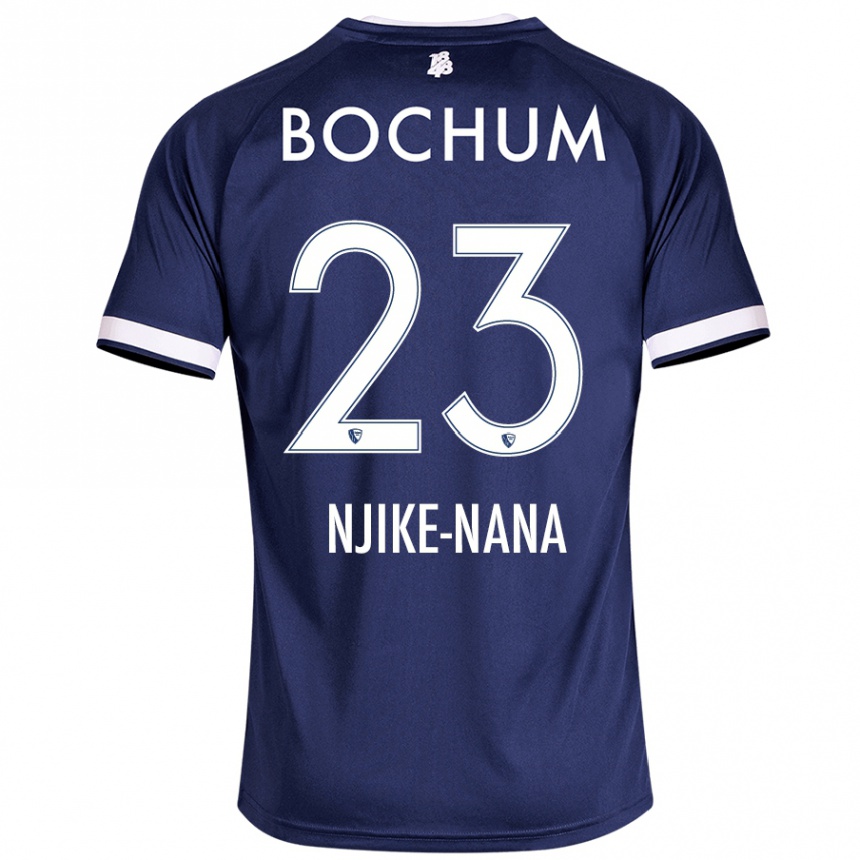 Women Football Jean-Philippe Njike-Nana #23 Dark Blue Home Jersey 2024/25 T-Shirt Canada