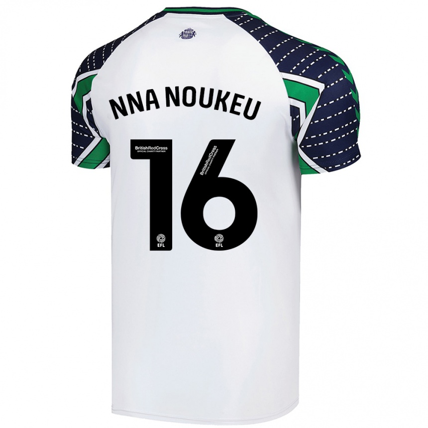 Women Football Blondy Nna Noukeu #16 White Away Jersey 2024/25 T-Shirt Canada