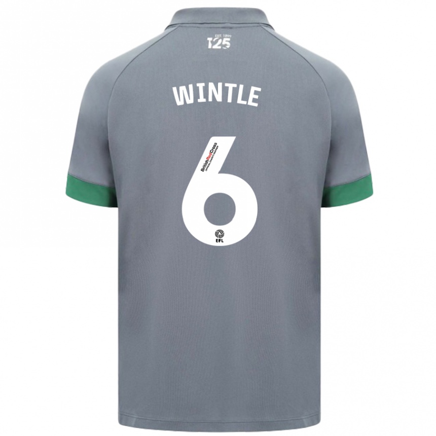 Women Football Ryan Wintle #6 Dark Gray Away Jersey 2024/25 T-Shirt Canada