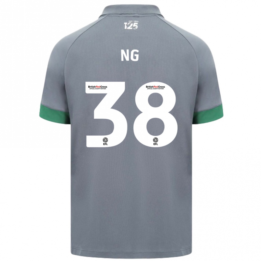 Women Football Perry Ng #38 Dark Gray Away Jersey 2024/25 T-Shirt Canada