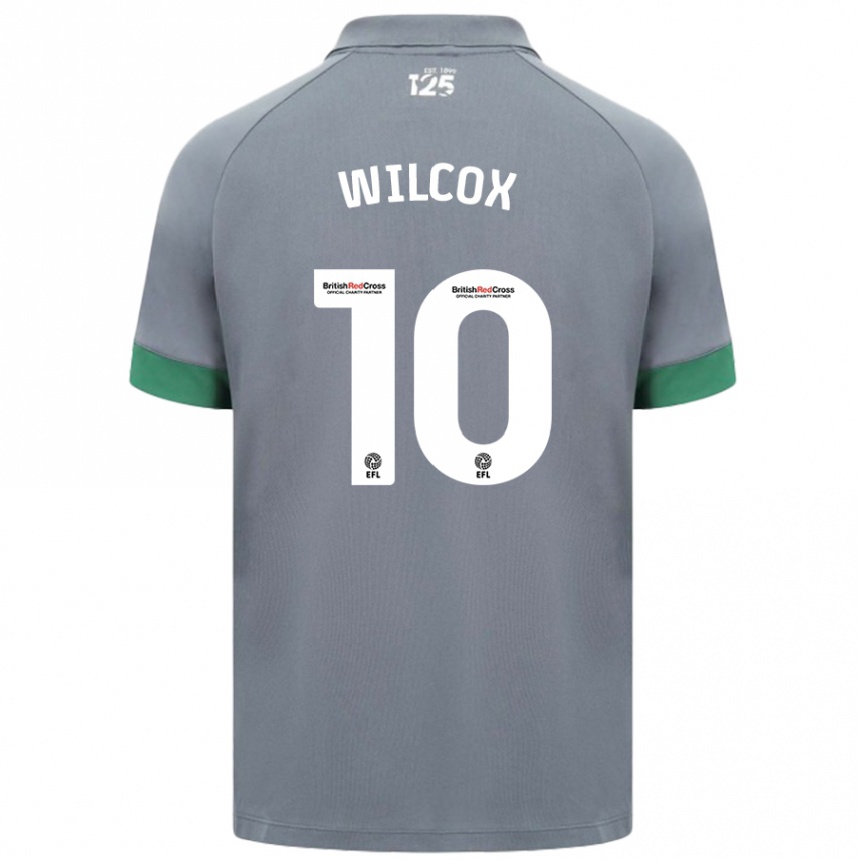 Femme Football Maillot Danielle Wilcox #10 Gris Foncé Tenues Extérieur 2024/25 Canada