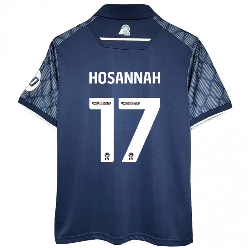 Femme Football Maillot Bryce Hosannah #17 Noir Tenues Extérieur 2024/25 Canada