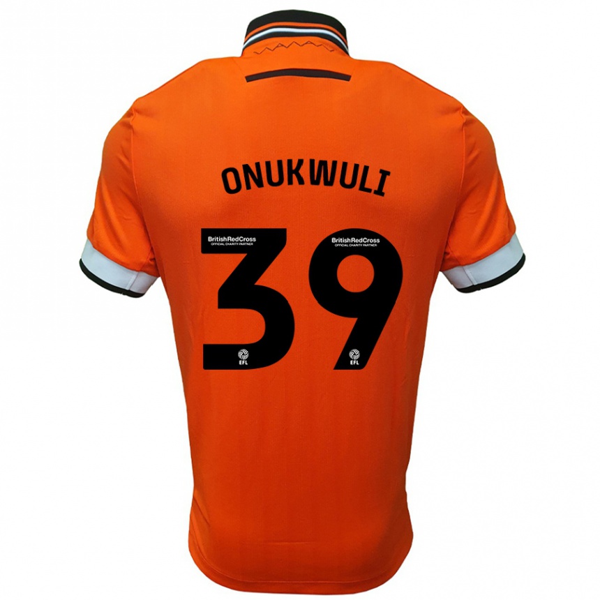 Women Football Favour Onukwuli #39 Orange White Away Jersey 2024/25 T-Shirt Canada