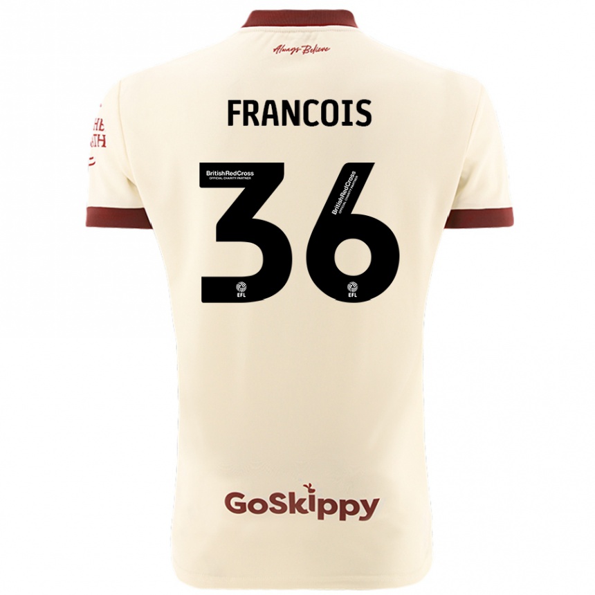 Femme Football Maillot Marlee Francois #36 Blanc Crème Tenues Extérieur 2024/25 Canada