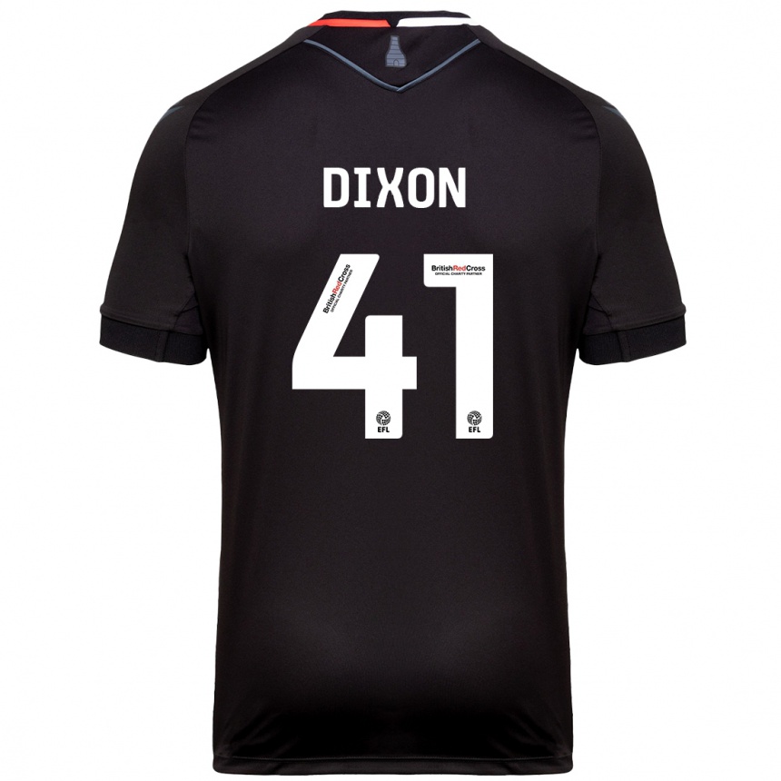 Women Football Jaden Dixon #41 Black Away Jersey 2024/25 T-Shirt Canada