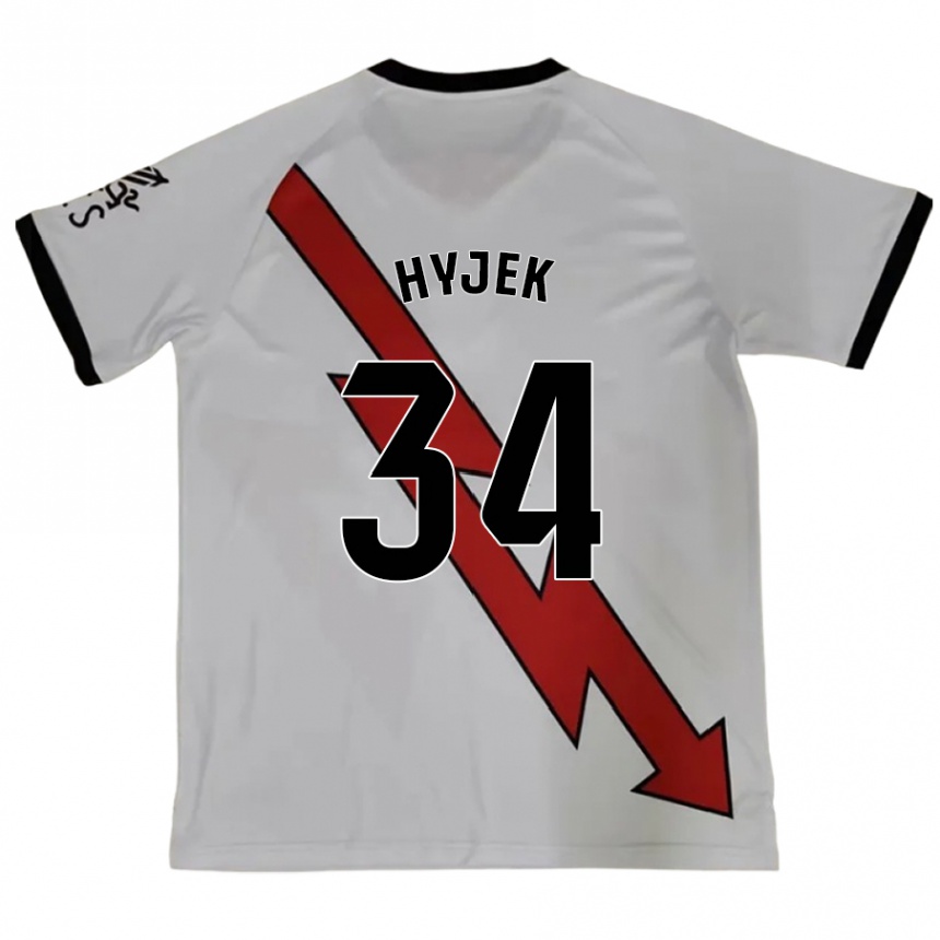 Women Football David Hyjek #34 Red Away Jersey 2024/25 T-Shirt Canada