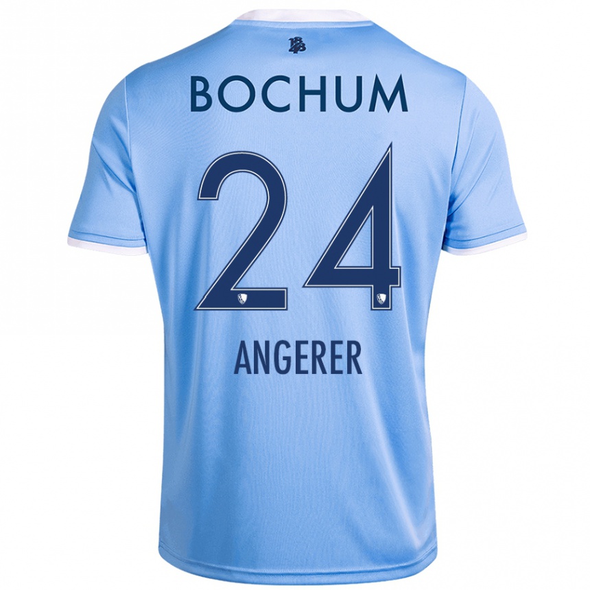 Women Football Alina Angerer #24 Sky Blue Away Jersey 2024/25 T-Shirt Canada