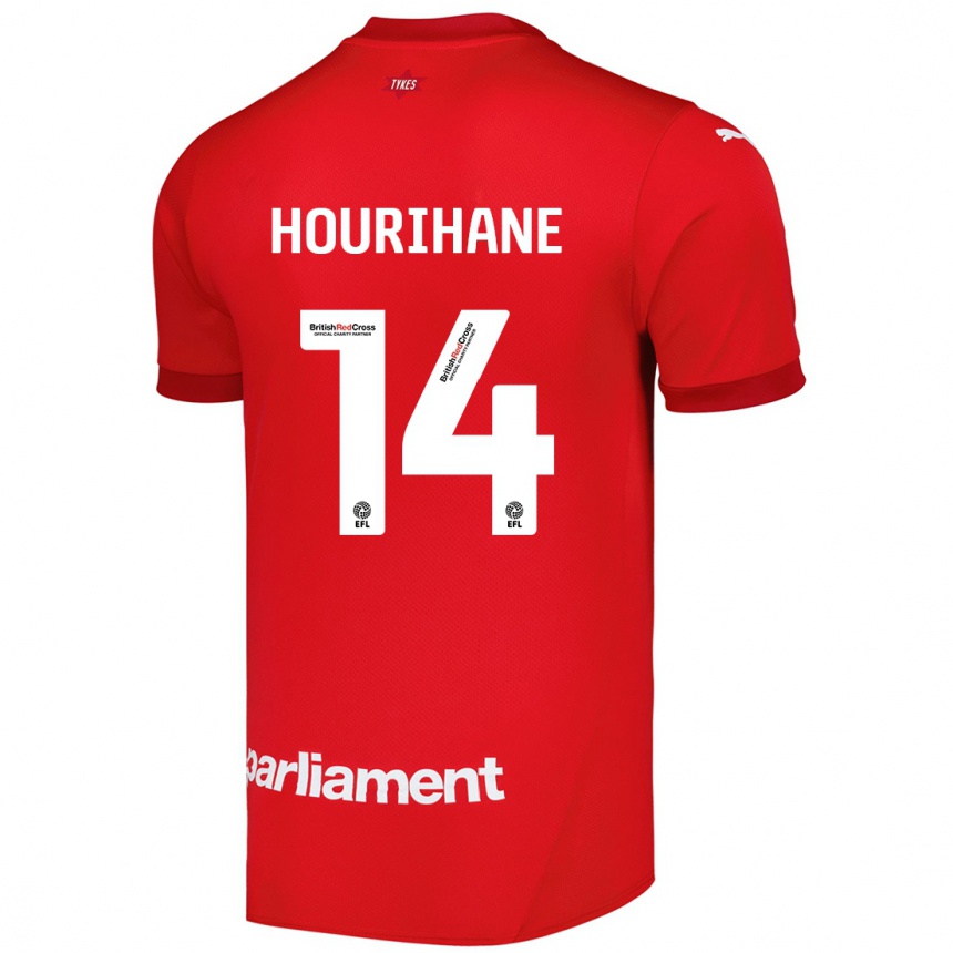 Kids Football Conor Hourihane #14 Red Home Jersey 2024/25 T-Shirt Canada