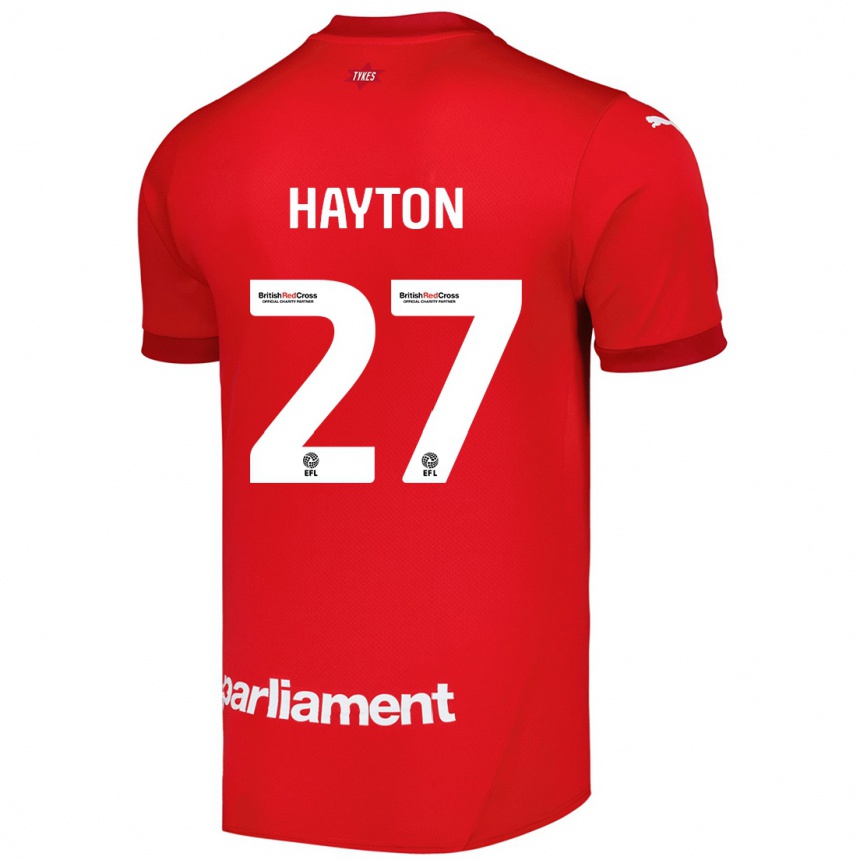 Kids Football Adam Hayton #27 Red Home Jersey 2024/25 T-Shirt Canada