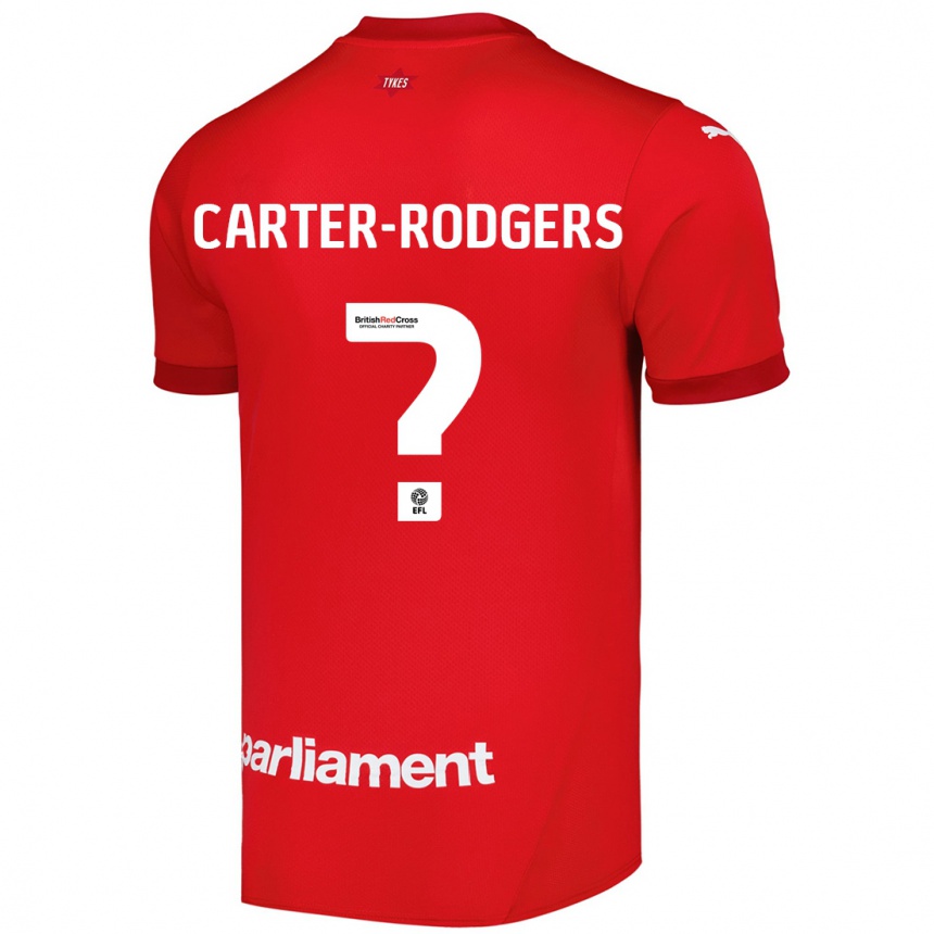 Kids Football Trent Carter-Rodgers #0 Red Home Jersey 2024/25 T-Shirt Canada