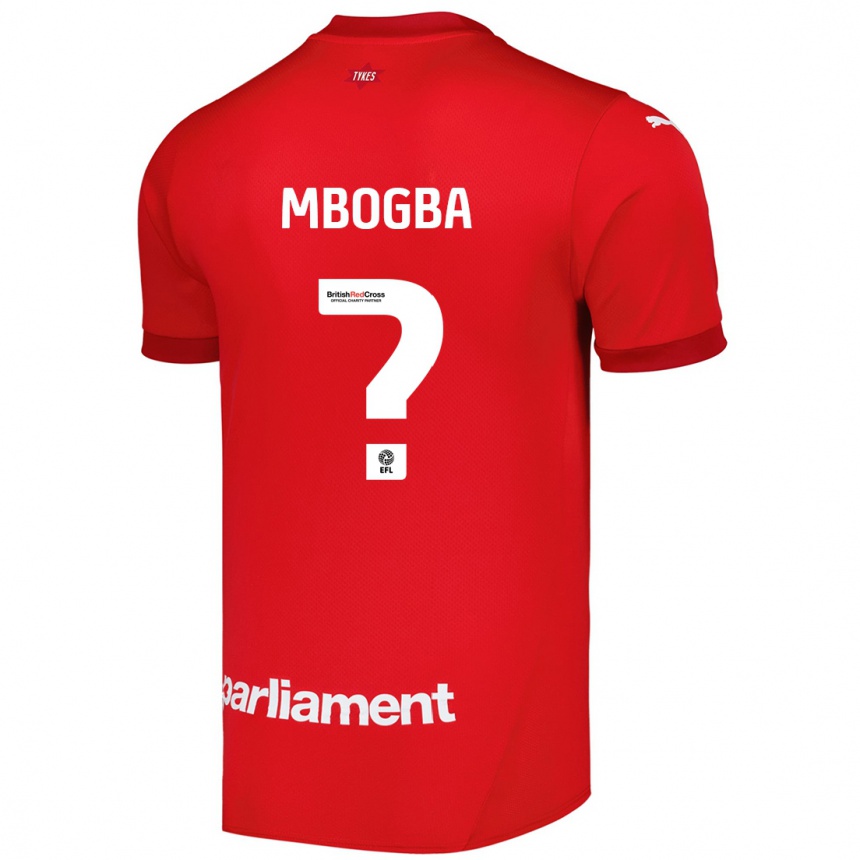 Kids Football Malachi Mbogba #0 Red Home Jersey 2024/25 T-Shirt Canada