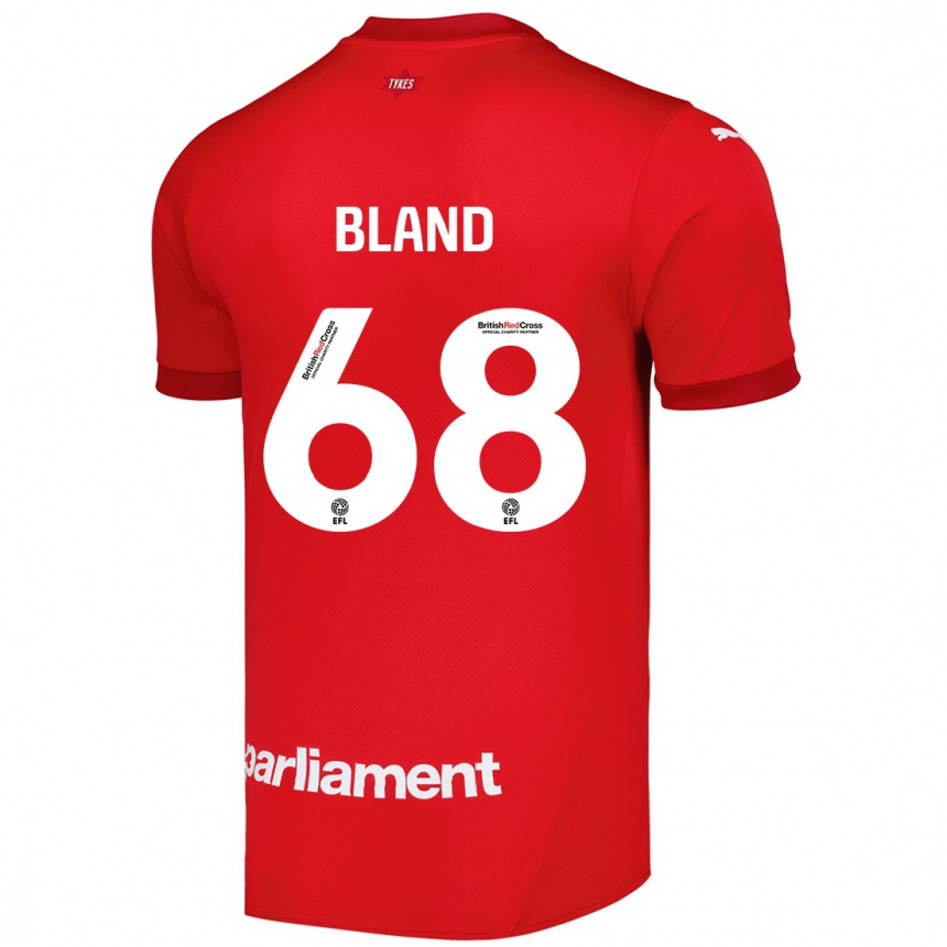 Kids Football Jonathan Bland #68 Red Home Jersey 2024/25 T-Shirt Canada