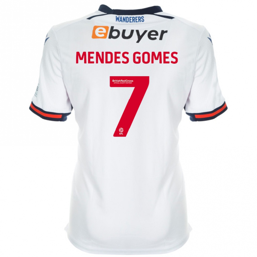 Enfant Football Maillot Carlos Mendes #7 Blanc Tenues Domicile 2024/25 Canada