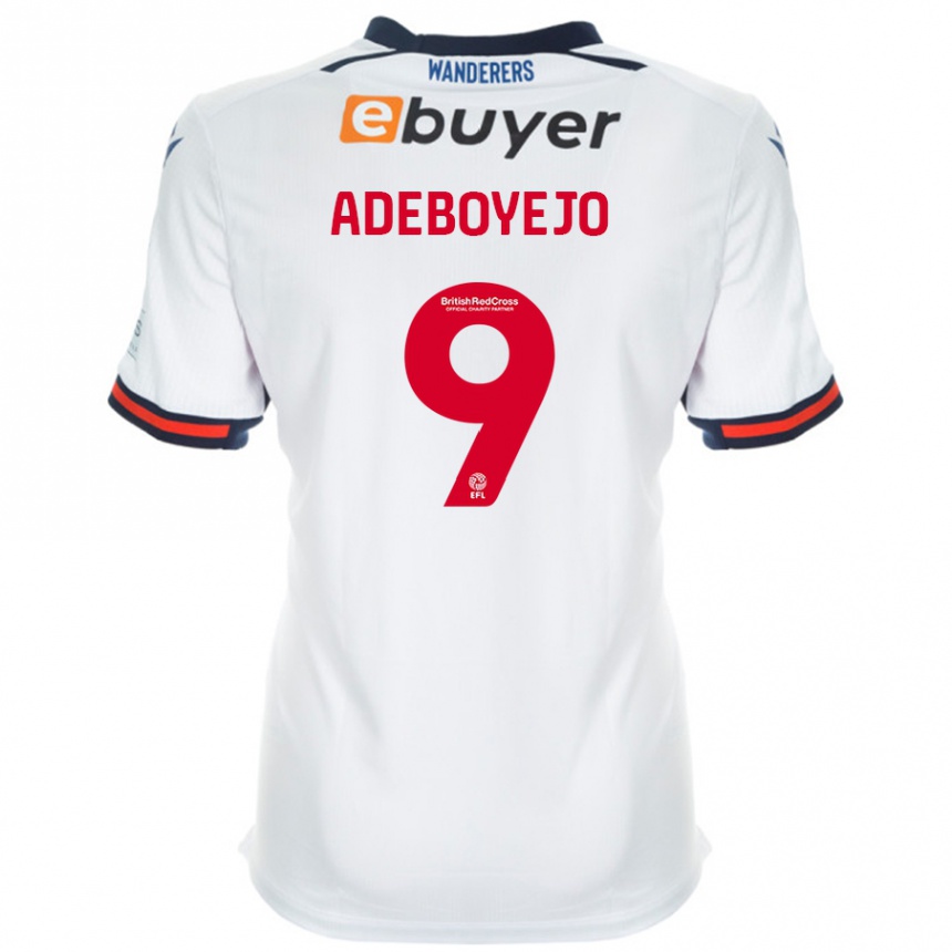 Enfant Football Maillot Victor Adeboyejo #9 Blanc Tenues Domicile 2024/25 Canada