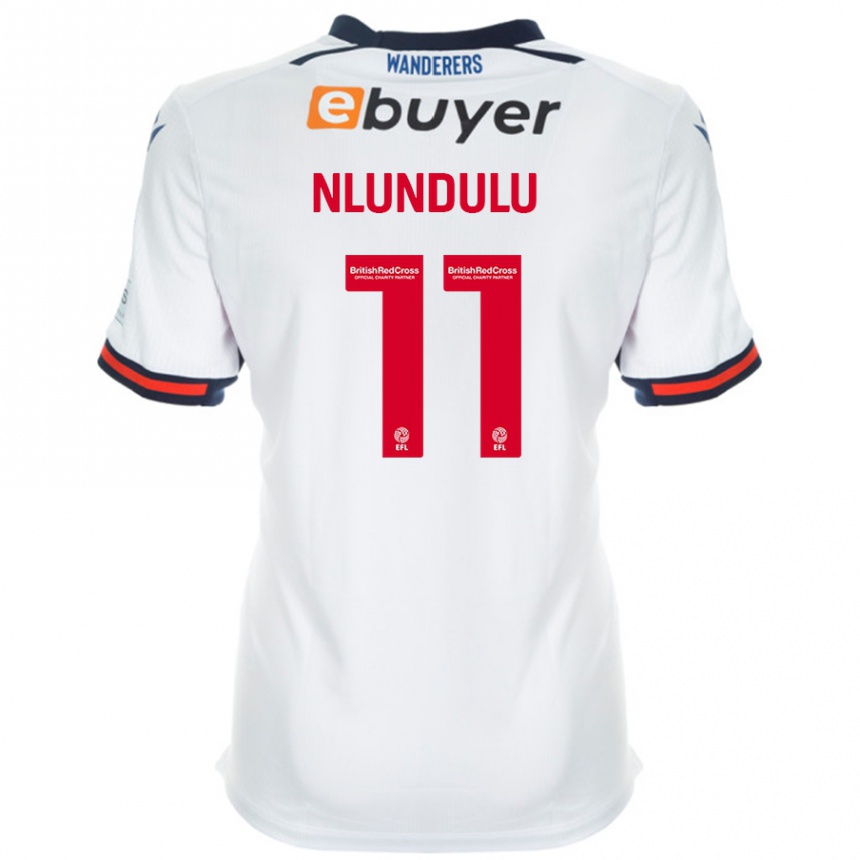 Enfant Football Maillot Dan Nlundulu #11 Blanc Tenues Domicile 2024/25 Canada