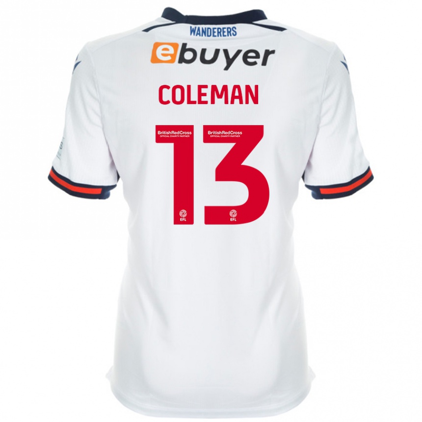 Enfant Football Maillot Joel Coleman #13 Blanc Tenues Domicile 2024/25 Canada