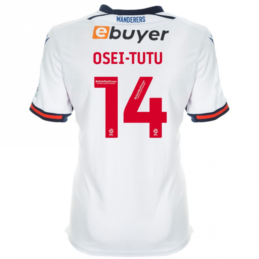 Enfant Football Maillot Jordi Osei-Tutu #14 Blanc Tenues Domicile 2024/25 Canada