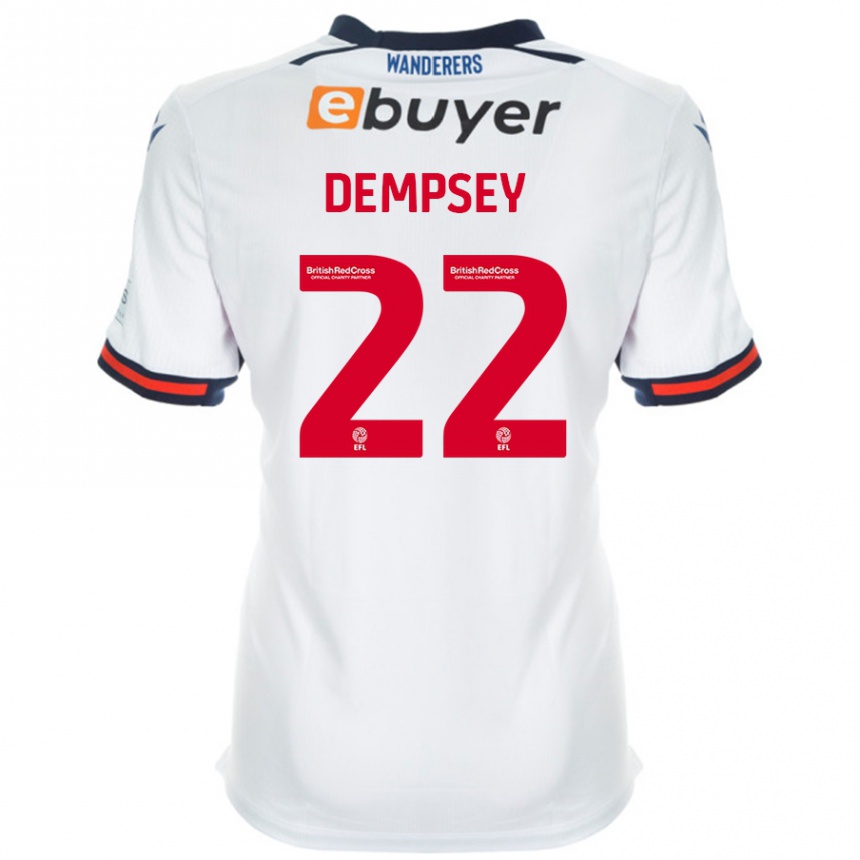 Kids Football Kyle Dempsey #22 White Home Jersey 2024/25 T-Shirt Canada