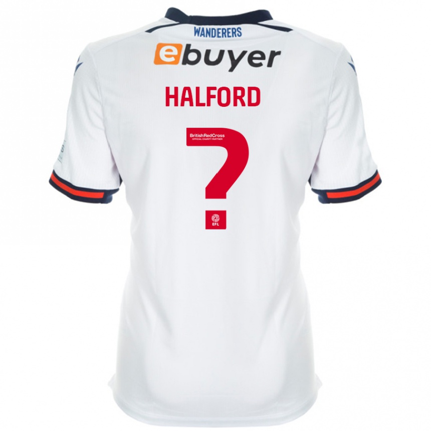 Enfant Football Maillot Noah Halford #0 Blanc Tenues Domicile 2024/25 Canada