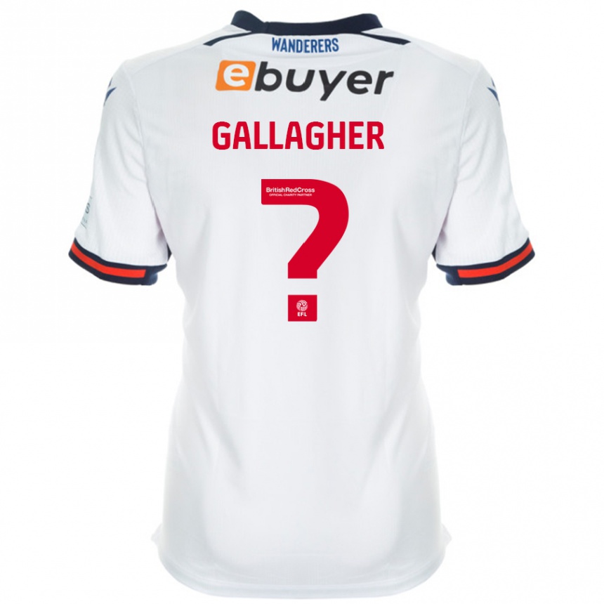 Enfant Football Maillot Tamzin Gallagher #0 Blanc Tenues Domicile 2024/25 Canada