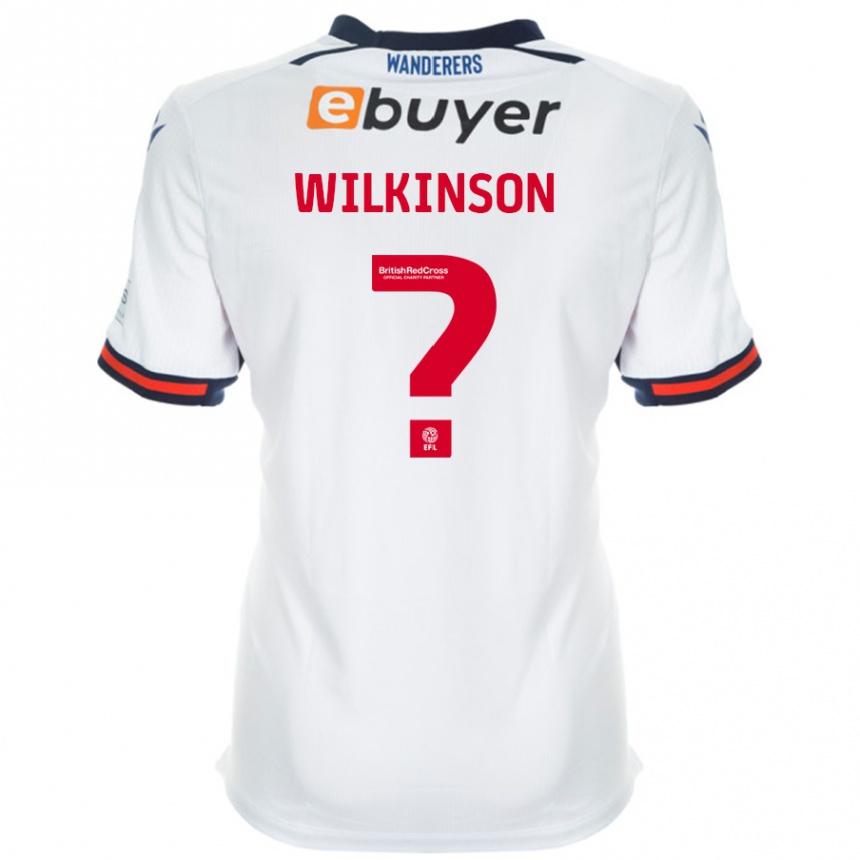 Enfant Football Maillot Hannah Wilkinson #0 Blanc Tenues Domicile 2024/25 Canada