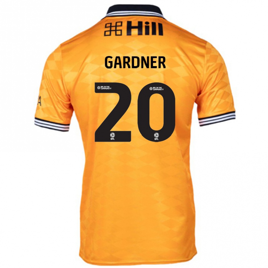 Kids Football Gary Gardner #20 Orange Home Jersey 2024/25 T-Shirt Canada